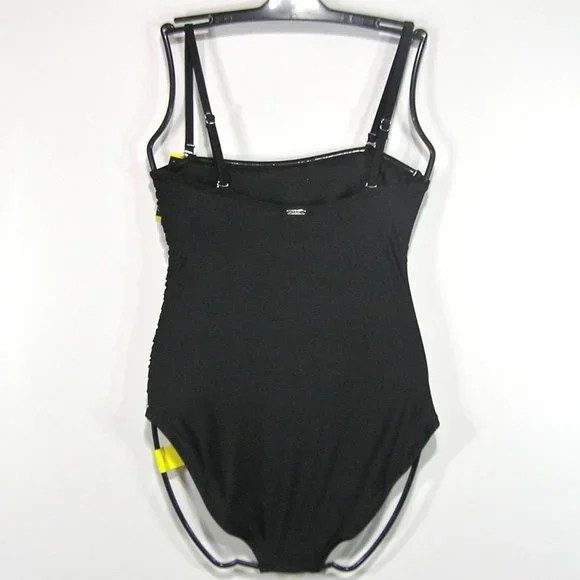 DKNY BLACK SWIMSUIT REMOVABLE STRAPS - Picture 5 of 11